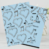 スケルトンの男の子 ハロウィン1歳誕生日 招待状