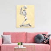 スケルトンの祈りの言葉 キャンバスプリント (インサイチュ (リビング))