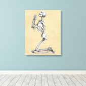 スケルトンの祈りの言葉 キャンバスプリント (インサイチュ (ウッドフロア))