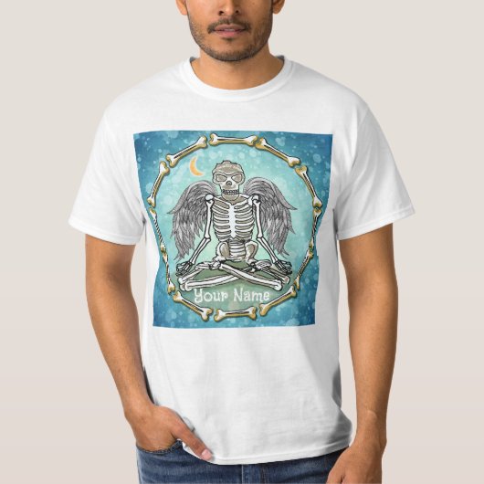 スケルトンの羽　Tシャツ Tシャツ (正面)