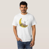 スケルトンの自転車Tシャツ Tシャツ (正面フル)