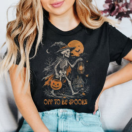 スケルトンの魔女がお出かけ Tシャツ