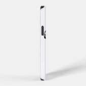スケルトンのiPhoneケース ダークな美意識 iPhoneケース (右側面)