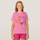 スケルトンをスナップ Tシャツ (正面フル)