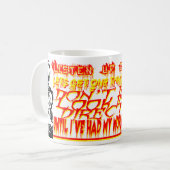 スケルトンを使ったアグレッシブモーニングコーヒーマグ コーヒーマグカップ (正面左)