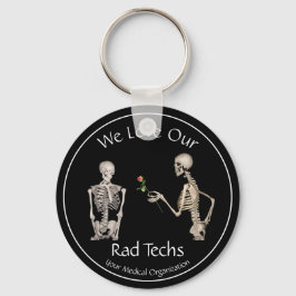 スケルトンを使った素晴らしいテックが大好き キーホルダー