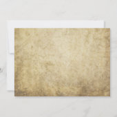 スケルトンを使用したハロウィン結婚の日付の保存 セーブザデート (裏面)