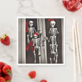 スケルトンアットザドア – 紙ランチョンナプキンズ スタンダードランチョンナプキン (インサイチュ)