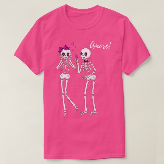 スケルトンアモーレ Tシャツ (デザイン正面)