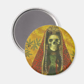 スケルトンウィッチデザイン マグネット (正面/裏面)