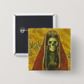 スケルトンウィッチデザイン 缶バッジ (正面&裏面)