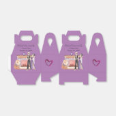 スケルトンエレガントカップルの好意ボックス フェイバーボックス (折り畳みなし)