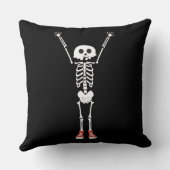 スケルトンカッコいいハロウィーンデザイン クッション (裏面)