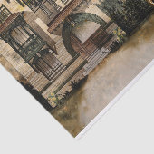 スケルトンカップルのハロウィーンデカップージティッシュペーパー 薄葉紙 (詳細)