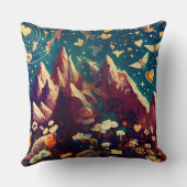 スケルトンカップルのバレンタインデークッション クッション (裏面)