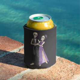 スケルトンカップル踊りオン 缶クーラー