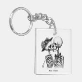 スケルトンカップル キーホルダー (正面左)