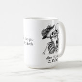 スケルトンカップル コーヒーマグカップ (正面右)