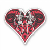 スケルトンカップル シール (正面)