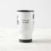 スケルトンカップル トラベルマグ (中央)