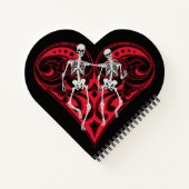 スケルトンカップル ノートブック (裏面)