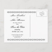 スケルトンカップル(結婚式の案内) - ポストカード (裏面)