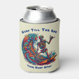 スケルトンカラフルサーファー 缶クーラー