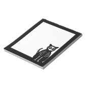 スケルトンキャットハロウィーン ノートパッド (回転)