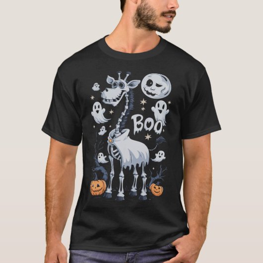 スケルトンキレーフインズ幽霊ハロウィーン Tシャツ (正面)