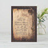 スケルトンキー ハート ロック リハーサルディナー 招待状 (スタンド正面)