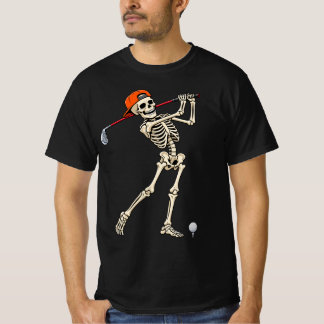 スケルトンギタリストTシャツ 楽しいロック音楽骸骨 Tシャツ