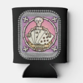 スケルトンギャンブラートランプのポーカー缶クーラー 缶クーラー (裏面)