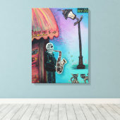 スケルトンクラブキャンバスプリントプリント キャンバスプリント (インサイチュ (ウッドフロア))