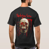 スケルトンクルー血ハロウィーン Tシャツ (裏面)
