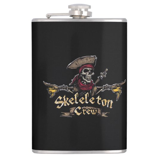 スケルトンクルー フラスク (正面)