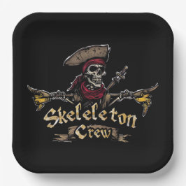 スケルトンクルー ペーパープレート