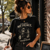 スケルトンコーヒーガール Tシャツ