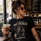 スケルトンコーヒーガール Tシャツ