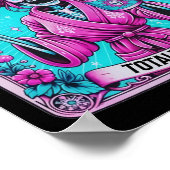 スケルトンコーヒータロットカード精神障害がトータル ポスター (角)