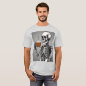 スケルトンコーヒー Tシャツ (正面フル)