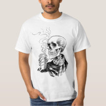 スケルトンコーヒーTシャツ