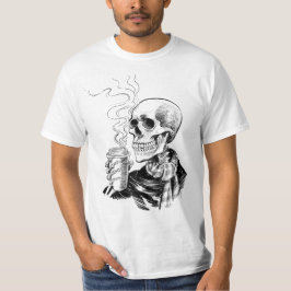 スケルトンコーヒーTシャツ Tシャツ