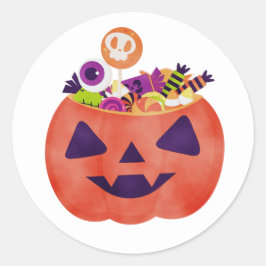 スケルトンゴシックスタイルブラックスカル ラウンドシール