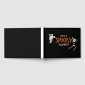 スケルトンゴルファー不気味なゴルフとのゴルフハロウィン ゲストブック (全面)