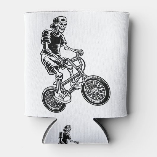 スケルトンサイクリングスケルトン遊バイク 缶クーラー (正面)