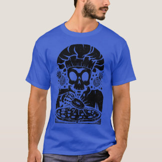 スケルトンシェフパイナップルピザパイナップルピザ値リスト Tシャツ
