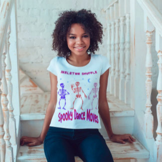 スケルトンシャッフル不気味ダンスの移動 Tシャツ