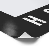 スケルトンシャツ |ハロウィーンバスケットボールデザイン ポスター (コーナー)