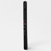 スケルトンスカルとバラiPhone / iPadケース Case-Mate iPhoneケース (裏面/左)