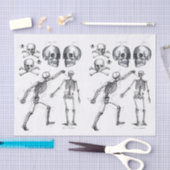 スケルトンスカルスカルnボーンデコップコラージュTi 薄葉紙 (クラフト)